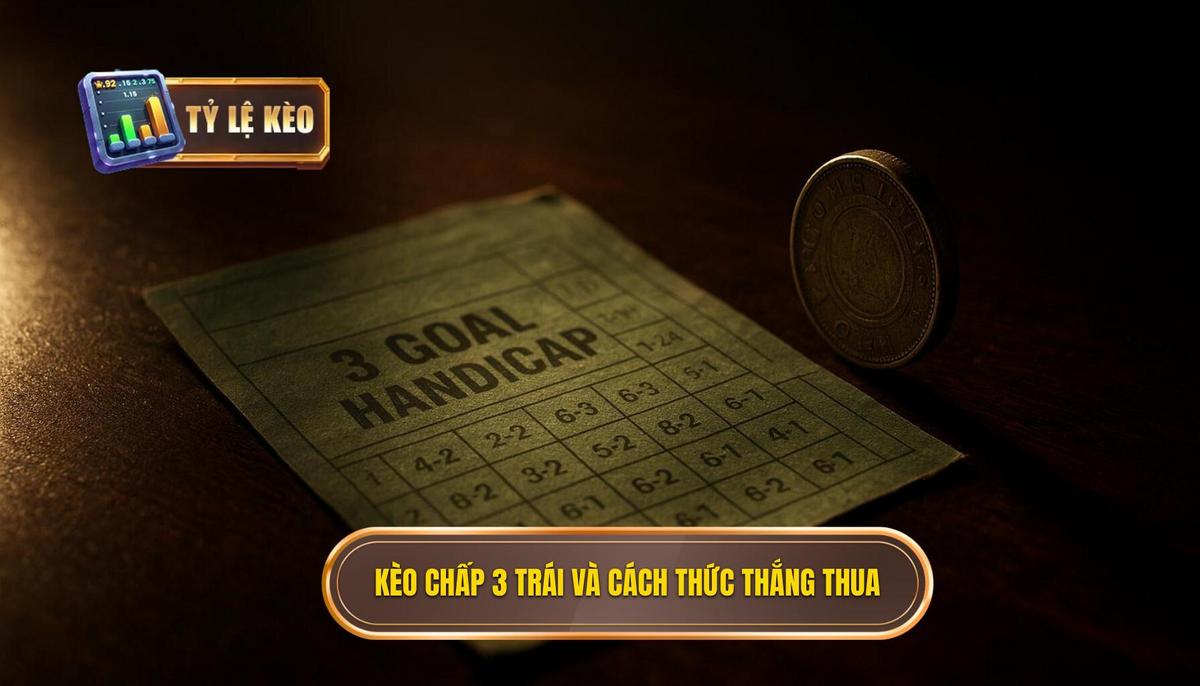 Kèo Chấp 3 Trái Là Gì và Cơ Chế Thắng Thua