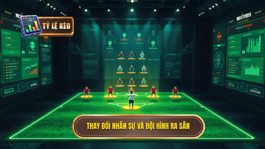 1. Thay đổi nhân sự và đội hình ra sân