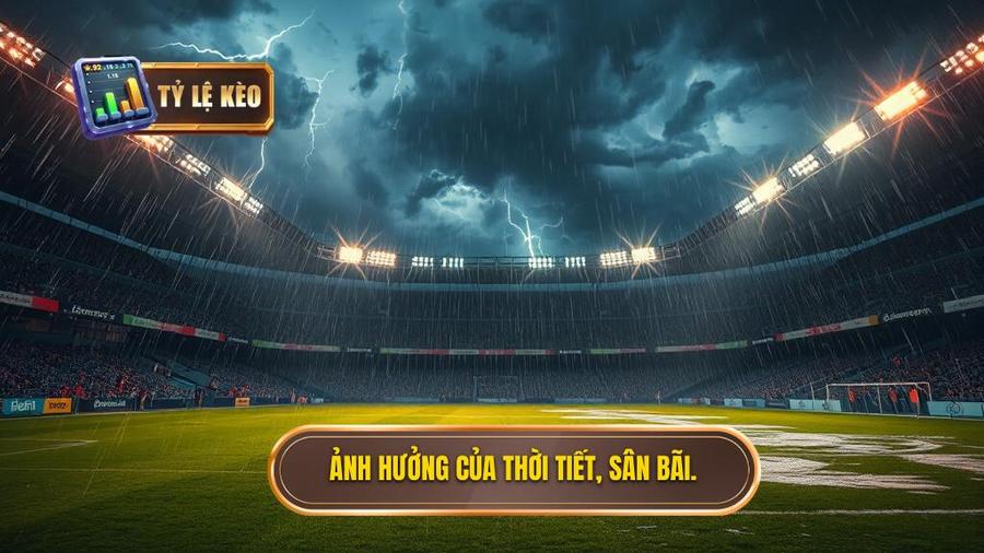3. Ảnh hưởng của thời tiết, sân bãi.