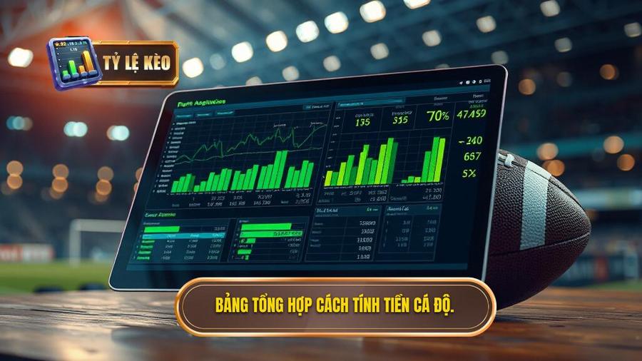 3. Bảng tổng hợp cách tính tiền cá độ.