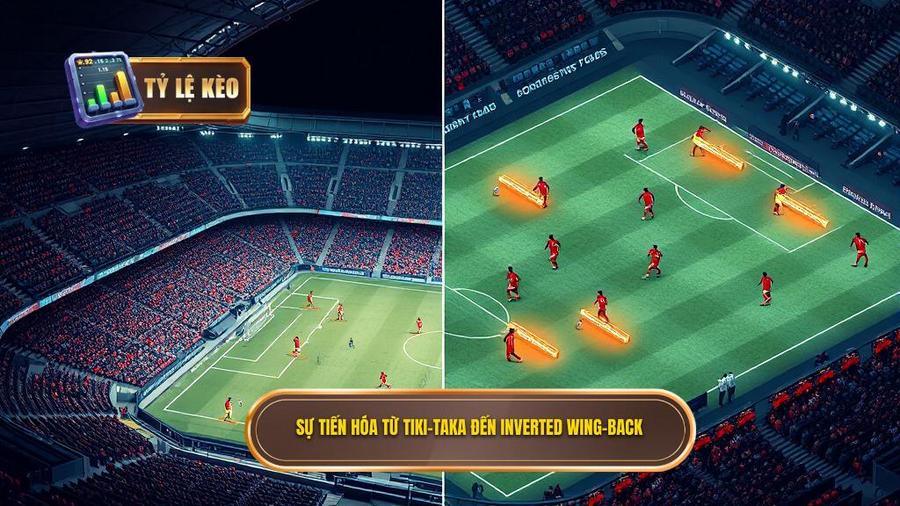 Sự tiến hóa từ Tiki-taka đến Inverted Wing-back